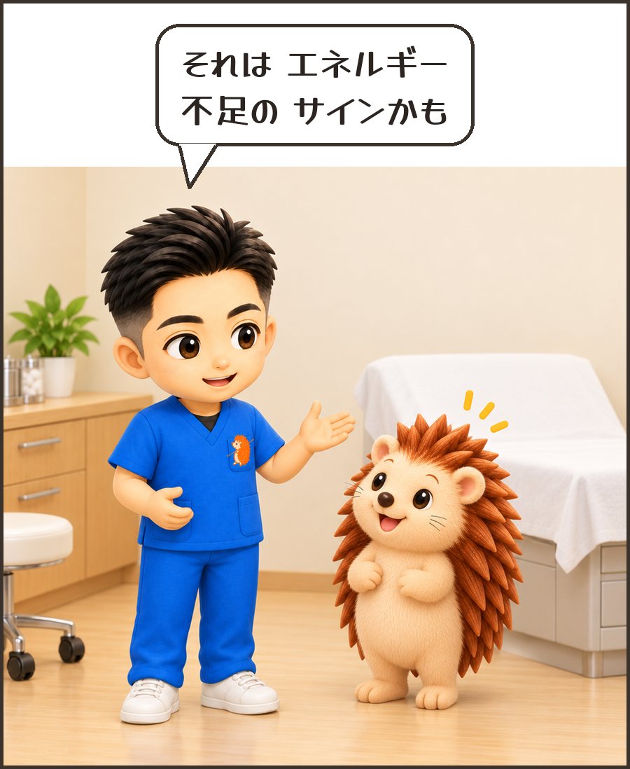院長「それは エネルギー 不足の サインかも」