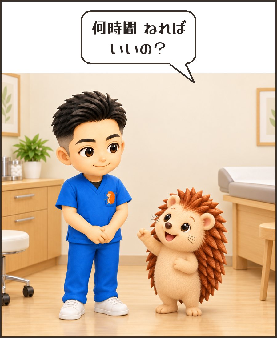 何時間 ねれば いいの？